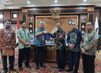 Kunjungan Kerja Ketua PTA Kaltara ke Bupati Kabupaten Malinau