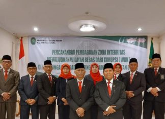 Pencanangan Pembangunan Zona Integritas di Pengadilan Tinggi Agama Kalimantan Utara