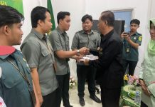 Penyerahan Bantuan Dana Beasiswa (BDBS) Dharmayukti Karini (DYK) Cabang Pengadilan Banding Kalimantan Utara