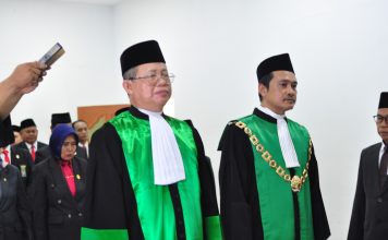 Pelantikan dan Pengambilan Sumpah Jabatan Hakim Tinggi PTA Kaltara dan Ketua PA Tarakan (02 Oktober 2023)