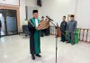 Pelantikan dan Pengambilan Sumpah Jabatan Wakil Ketua Pengadilan Agama Tarakan