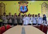 Pengadilan Tinggi Agama Kalimantan Utara Melaksanakan Rapat Harmonisasi dan Sinkronisasi (HS) Draft Nota Kesepahaman dengan Kepolisian Daerah Kalimantan Utara