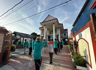 Pengadilan Tinggi Agama Kalimantan Utara Kembali Melaksanakan Kegiatan Jum’at Sehat Senam Bersama