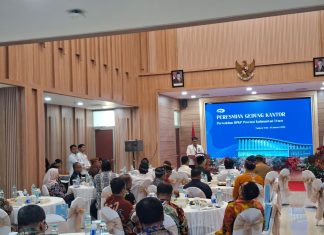 Ketua Pengadilan Tinggi Agama Kalimantan Utara Menghadiri Peresmian Gedung Kantor Perwakilan BPKP Provinsi Kalimantan Utara