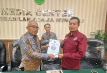 Rapat Ekspose Hasil Pembinaan dan Pengawasan Hatibinwasda PTA Kalimantan Utara Triwulan I Tahun 2026 di PA Nunukan