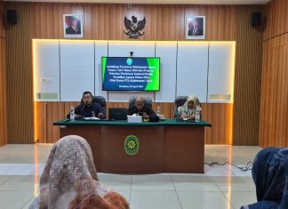 Ketua Pengadilan Tinggi Agama Kalimantan Utara Melaksanakan Pembinaan dan Sosialisasi Peraturan Mahkamah Agung di Pengadilan Agama Nunukan