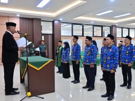 Ketua PTA Kalimantan Utara Melantik Tujuh Pegawai Negeri Sipil