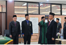 Pengadilan Tinggi Agama Kalimantan Utara Gelar Pelantikan dan Pengambilan Sumpah Jabatan