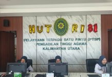 PTSP Pengadilan Tinggi Agama Kalimantan Utara Terus Tingkatkan Kualitas Pelayanan kepada Masyarakat