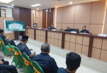 Rapat Monitoring Pembangunan Zona Integritas Pengadilan Tinggi Agama Kalimantan Utara